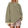 Darkgreenapricot Striped