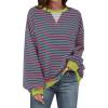 Pink Green Striped