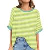 Green Apricot Striped
