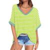 Green Apricot Striped