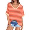 Orange Pink Striped