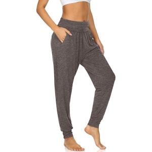 UEU Women’s Cozy Yoga Joggers Pants Loose Workout Sweatpants Comfy Lounge Pants with Pockets(Light Sag)